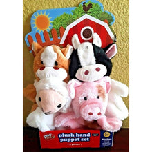 Load image into Gallery viewer, Play Right Plush Hand Puppets Barnyard Friends New 2019 Set of 4
