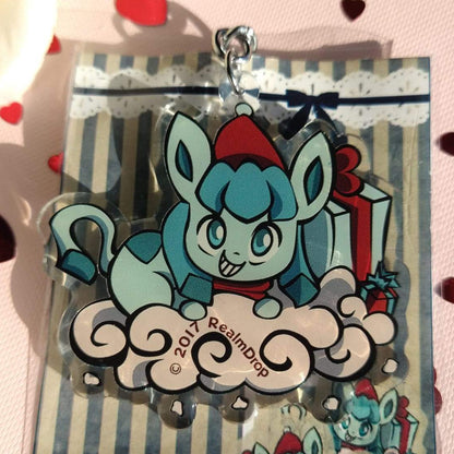 Pokemon Keychain - Glaceon Cloud