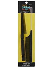 Load image into Gallery viewer, Firstline Sleek Metal Tip - Rat Tail Twist Comb
