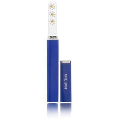 Nail Tek Crystal Files, Crystal File Swarovski edition, Yellow Crystals with Cobalt Blue Case