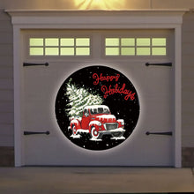 Load image into Gallery viewer, Holiday Time 3-Function LED Old Time Truck with Christmas Tree Projector, with Outdoor Adaptor
