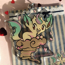 Load image into Gallery viewer, Pokemon Keychain - Leafeon Cloud
