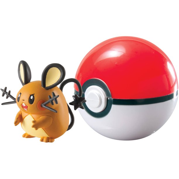 Disney - Disney Pokemon - Tomy Uk Dedenne + Poke Ball
