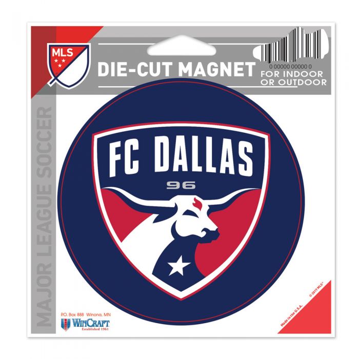 WinCraft Soccer FC Dallas Die Cut Magnet, 4.5