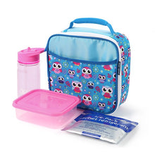 Load image into Gallery viewer, Arctic Zone Lunch Box Combo with Accessories, Owls
