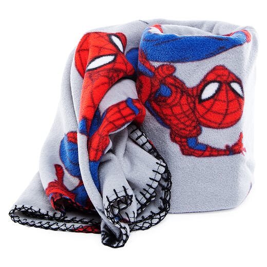 marvel® spider-man™ plush throw blanket 40in x 50in [Grey]
