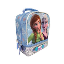 Load image into Gallery viewer, Kids Disney Frozen Dual Compartment Reusable Lunch Bag for Girls
