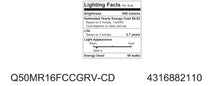 Load image into Gallery viewer, GE Lighting 82110 50-Watt Reveal with Halogen Floodlight MR16 Light Bulb
