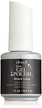 Load image into Gallery viewer, IBD Just Gel Nail Polish, Black Lava, 0.5 Fluid Ounce

