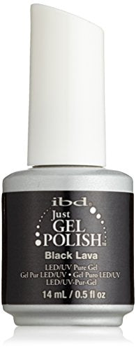 IBD Just Gel Nail Polish, Black Lava, 0.5 Fluid Ounce