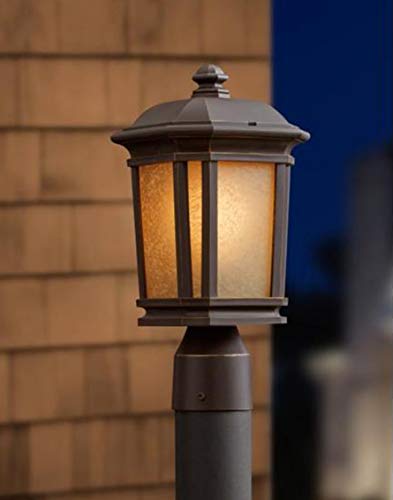 Quoizel LWS3076D Corrigan Outdoor Post Lantern, Bronze