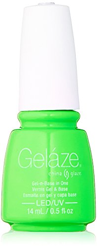 Gelaze Gel-N-Base Polish, In the Lime Light, 0.5 Fluid Ounce