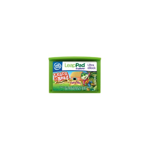 Small green LeapPad game cartridge for the fairy tales eBook