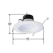 Load image into Gallery viewer, Halo LT560WH6930R 5/6 LED Retrofit Baffle, 5 inch and 6 inch, 3000K Soft White
