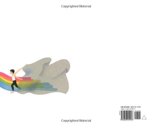 Back cover of Color Dance with a dancer trailing a rainbow scarf, and the barcode