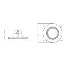 Load image into Gallery viewer, HALO LT560WH6935R Recessed LED Ceiling Troffer, 5 inch and 6 inch, 3500K Neutral
