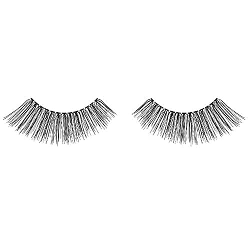 Pair of black wispy natural false lashes
