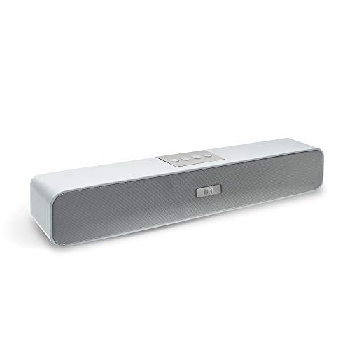 IJOY Ledge 20W Mini Bluetooth Sound Bar, Wired and Wireless Home Theater Audio for Cell Phone/Tablet/Projector