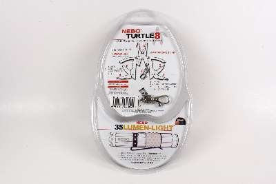 Back of the multi-tool and flashlight blister pack with tool diagram