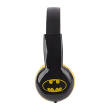 Load image into Gallery viewer, Batman Kids Safe Over The Ear Headphones HP2-03082 | Kids Headphones, Volume Limiter for Developing Ears, 3.5MM Stereo Jack, Recommended for Ages 3-9, by Sakar
