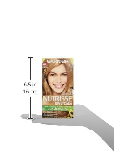 Garnier Nutrisse Ultra Color Nourishing Permanent Hair Color Cream, B3 Golden Brown (1 Kit) Brown Hair Dye (Packaging May Vary), Pack of 1 - Realmdrop Shop