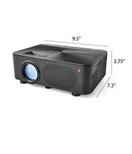 Load image into Gallery viewer, Onn 720p LCD Home Theater Projector Black 1280 x 720 Resolution Aspect ratio: 16:9, 4:3 Project up to 150 inches - 100020900
