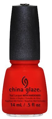 China Glaze Nail Lacquer, Igniting Love, 0.5 Fluid Ounce