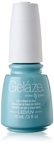 China Glaze Gelaze100% Gel-n-Base Polish, For Audrey, 0.5 Ounce