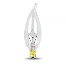 Load image into Gallery viewer, Feit Electric 40CFC 40-Watt Incandescent Flame Tip Bulb

