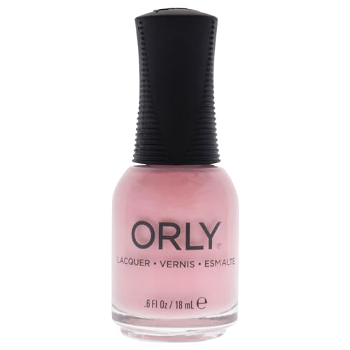 Bottle of soft baby pink Orly nail lacquer, 0.6 fl oz