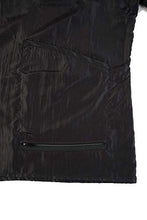 Load image into Gallery viewer, Betty Dain Nylon Barber Jacket, Short-Sleeves, Water Resistant, Machine Washable Lightweight Crinkle Antron Nylon, Zip Front, Two Lower Front Pockets and One Chest Pocket, Black, 5XL
