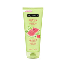 Load image into Gallery viewer, FREEMAN Soothing Watermelon &amp; Aloe Gel Facial Mask, Hydrates, Nourishes, &amp; Soothes Irritated Skin, Cooling, Calming Gel Face Mask, Perfect For Sensitive &amp; Break-Out Prone Skin, 6 fl.oz./ 175 mL Tube
