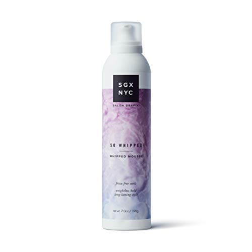 SGX NYC So Whipped whipped mousse can with a lilac marbled label, 7 oz