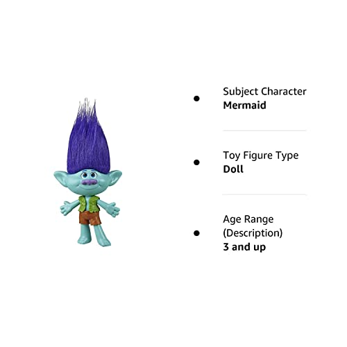 Branch troll doll beside a short spec list: doll, ages 3 and up