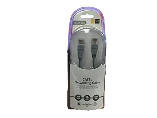 Case Logic grey CAT5e networking cable, 14 ft, in its retail pack