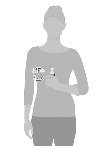 Outlined figure holding the purple gel polish bottle, 2.9 inches tall