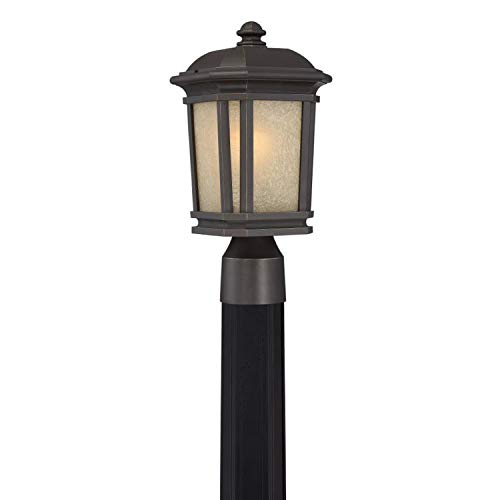 Quoizel LWS3076D Corrigan Outdoor Post Lantern, Bronze