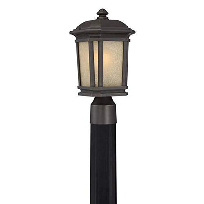 Quoizel LWS3076D Corrigan Outdoor Post Lantern, Bronze