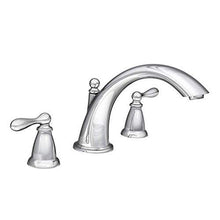 Load image into Gallery viewer, Moen 86440 Deck Mounted Roman Tub Faucet Trim from the Caldwell Collection, Chrome
