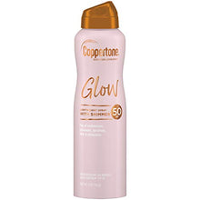Load image into Gallery viewer, Coppertone Glow Shimmering Sunscreen Spray SPF 50, 5 ounces
