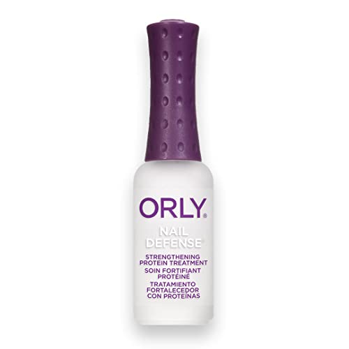Orly Nail Defense strengthening protein treatment bottle with purple cap