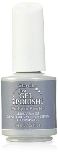 IBD Just Gel Nail Polish, Pretty In Pewter, 0.5 Fluid Ounce