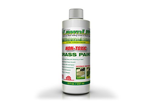 Lawnlift Ultra Concentrated (Green) Grass Paint 8oz. = 2.5 Quarts of Product.