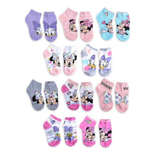 Load image into Gallery viewer, Minnie Mouse Toddler Girls 10 Days of Socks, 10-Pack, Sizes 2T-5T
