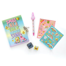 Load image into Gallery viewer, Inkology 6-Piece Diary Sets, SpongeBob Squarepants, 120 Pages (60 Sheets), Pack Of 6 Sets
