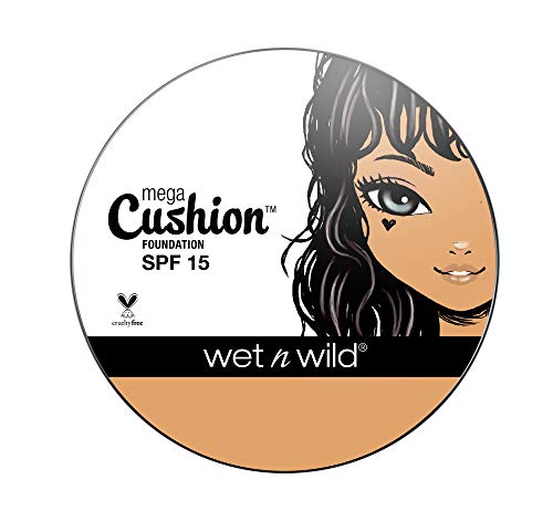 wet n wild Megacushion Foundation, Honey Beige, 0.52 Ounce