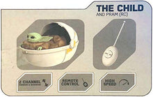 Load image into Gallery viewer, Mandalorian Star Wars The Baby Yoda The Child in Pram - Remote Control Crib Car (Green)
