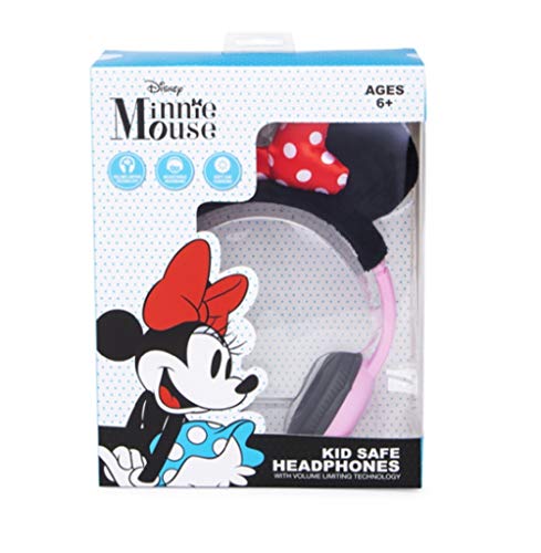 Kid Safe Over The Ear Headphones (Minnie)