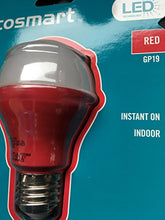 Load image into Gallery viewer, 25W Equivalent A19 GP19 LED Light Bulb - Red
