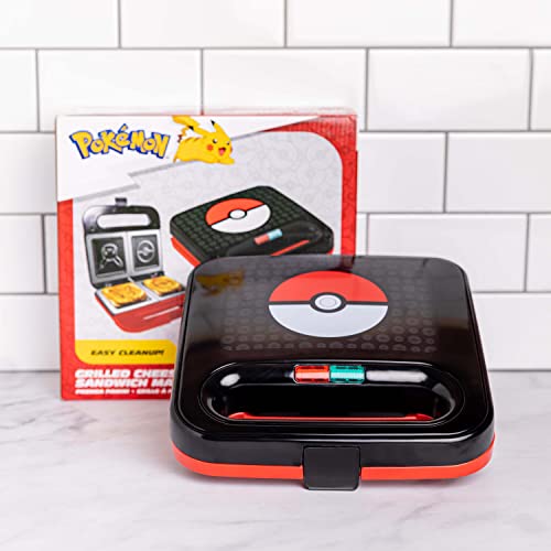 Pokemon grilled cheese sandwich maker in front of its box